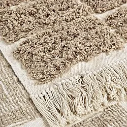 Tappeto A Pelo Lungo - Zola Natural Cotton Shaggy (beige)