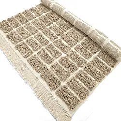 Tappeto A Pelo Lungo - Zola Natural Cotton Shaggy (beige)