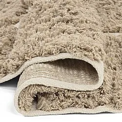 Tappeto rotondo - Zola Natural Cotton Shaggy (beige)