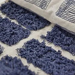 Tappeto A Pelo Lungo - Zola Natural Cotton Shaggy (blu)