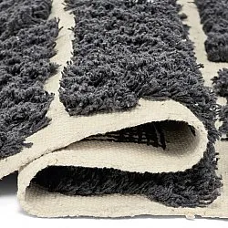 Tappeto A Pelo Lungo - Zola Natural Cotton Shaggy (grigio scuro)