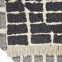Tappeto A Pelo Lungo - Zola Natural Cotton Shaggy (grigio scuro)