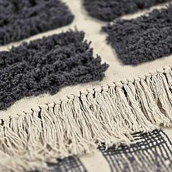 Tappeto A Pelo Lungo - Zola Natural Cotton Shaggy (grigio scuro)