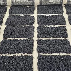 Tappeto rotondo - Zola Natural Cotton Shaggy (grigio scuro)