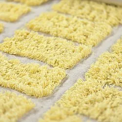 Tappeto A Pelo Lungo - Zola Natural Cotton Shaggy (giallo)