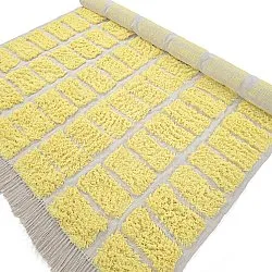 Tappeto A Pelo Lungo - Zola Natural Cotton Shaggy (giallo)