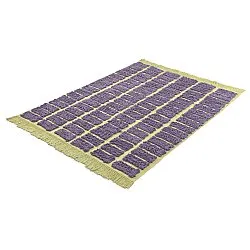 Tappeto A Pelo Lungo - Zola Natural Cotton Shaggy (viola)