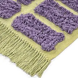 Tappeto A Pelo Lungo - Zola Natural Cotton Shaggy (viola)