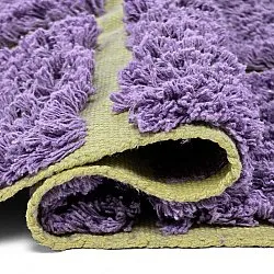 Tappeto A Pelo Lungo - Zola Natural Cotton Shaggy (viola)