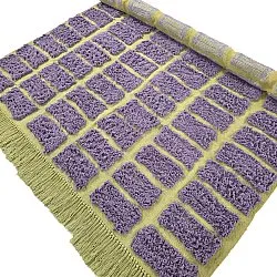 Tappeto A Pelo Lungo - Zola Natural Cotton Shaggy (viola)
