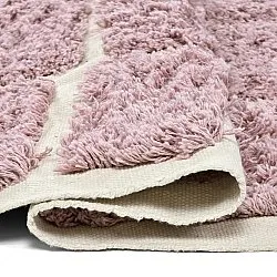 Tappeto A Pelo Lungo - Zola Natural Cotton Shaggy (rosa)
