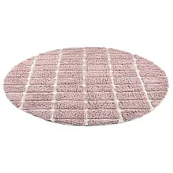 Tappeto rotondo - Zola Natural Cotton Shaggy (rosa)