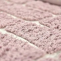 Tappeto rotondo - Zola Natural Cotton Shaggy (rosa)