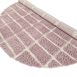 Tappeto rotondo - Zola Natural Cotton Shaggy (rosa)