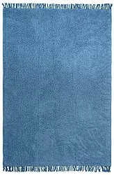 Tappeto A Pelo Lungo - Alba Natural Cotton Shaggy (blu)