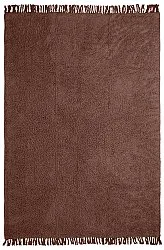 Tappeto A Pelo Lungo - Alba Natural Cotton Shaggy (marrone)