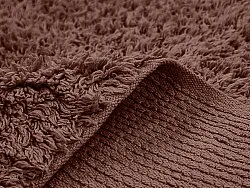 Tappeto A Pelo Lungo - Alba Natural Cotton Shaggy (marrone)