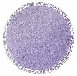 Tappeti rotondi - Alba Natural Cotton Shaggy (viola)