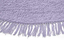 Tappeti rotondi - Alba Natural Cotton Shaggy (viola)