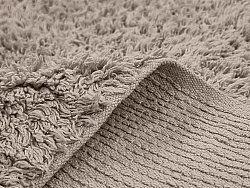 Tappeto A Pelo Lungo - Alba Natural Cotton Shaggy (tortora)
