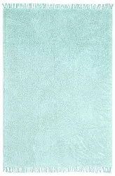 Tappeto A Pelo Lungo - Alba Natural Cotton Shaggy (turchese)
