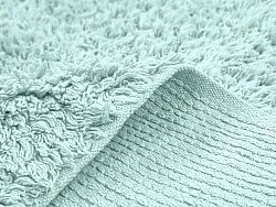 Tappeto A Pelo Lungo - Alba Natural Cotton Shaggy (turchese)