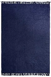 Tappeto A Pelo Lungo - Alba Natural Cotton Shaggy (blu scuro)