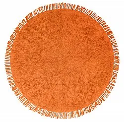 Tappeti rotondi - Alba Natural Cotton Shaggy (arancia)