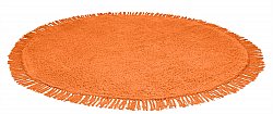 Tappeti rotondi - Alba Natural Cotton Shaggy (arancia)
