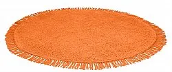 Tappeti rotondi - Alba Natural Cotton Shaggy (arancia)