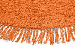 Tappeti rotondi - Alba Natural Cotton Shaggy (arancia)