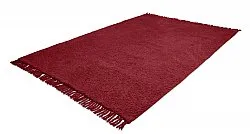Tappeto A Pelo Lungo - Alba Natural Cotton Shaggy (borgogna)