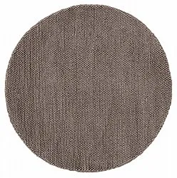 Tappeti rotondi - Avafors Wool Bubble (marrone)
