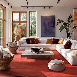 Tappeto Wilton - Artena (rosso)