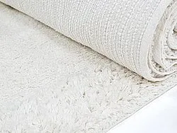 Tappeto A Pelo Lungo - Ebba Natural Cotton Shaggy (offwhite)