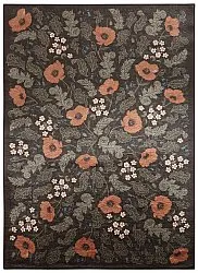 Tappeto Wilton - Poppy (nero)