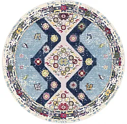 Tappeto rotondo - Mazzarino (blu/multi)