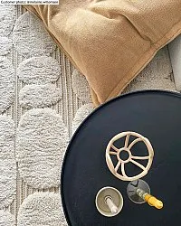 Tappeto A Pelo Lungo - Fondi (beige)
