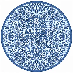 Tappeto rotondo - Menfi (blu)