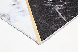 Tappeto Wilton - Savino (nero/bianco/rosa)