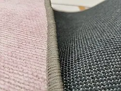 Tappeto rotondo - Savino (nero/bianco/rosa)