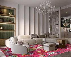 Tappeto Wilton - Misare (rosa/multi)