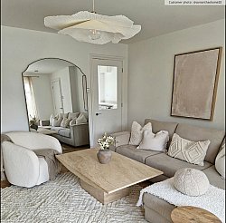 Tappeto A Pelo Lungo - Monti (offwhite)