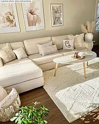 Tappeto A Pelo Lungo - Rostock (offwhite)