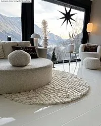 Tappeti rotondi - Monti (offwhite)