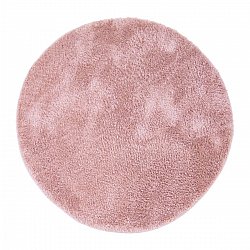 Tappeti rotondi - Soft Shine (rosa)