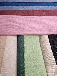 Tappeto di cotone - Nilo (nero/bianco)
