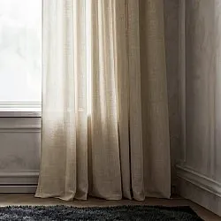Tende Set da 2 - Tenda in lino Noemi (beige)