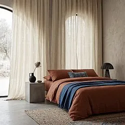 Tende Set da 2 - Tenda in lino Noemi (beige)