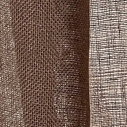 Tende Set da 2 - Tenda in lino Noemi (marrone scuro)